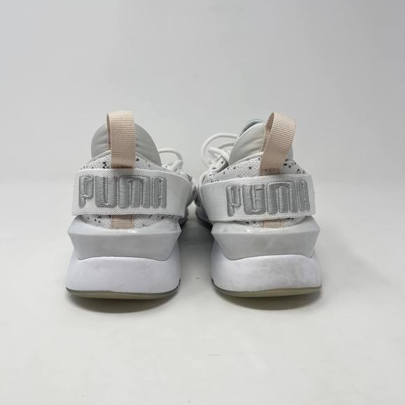Puma Womens 10 Muse Solst White Pearl Gray Athletic Sneaker - Picture 3 of 10